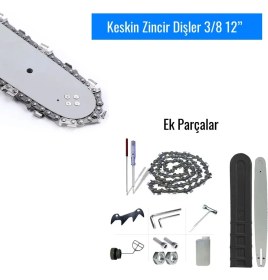 Resim Prohummer PH217 25CC Portatif Mini Benzinli Testere Ağaç Odun Dal Budama ve Kesme Testeresi Ağaç Kesme Motoru 