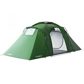 Resim Husky Boston Dural 4 Kişilik Yeşil Kamp Çadırı 