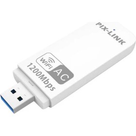 Resim -UAC04 Kablosuz USB Adaptörü 1200M 2.4 / 5ghz Çift Bantlı Wifi Taşınabilir Yönlendirici Desteği Istemci ve Ap Çalışma Modları(Beyaz) (Yurt Dışından) 