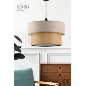 Resim Kumaş Başlık 2 Katlı Pasta Avize Yatak Odası Çocuk Odası 