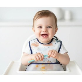 Resim Babyjem Leke Tutmaz Giymeli Mama Önlüğü Pembe Puzzle 