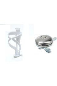 Resim Rectus Bisiklet Suluk Kafes Krom Zil 2 Li Set 