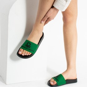 Resim Benetton Jinx Kadın Siyah Yeşil Terlik BN-1431 - SİYAH YEŞİL / 3 