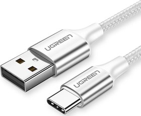 Resim Ugreen Örgülü USB Type-C Şarj ve Data Kablosu 50 CM 