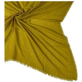 Resim Enba Flamlı Yazma %100 Pamuk Nefes Alan Doğal Kumaş Hardal 