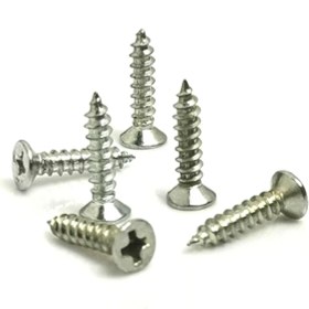 Resim Nemere Klips, Menteşe, Ayak, Ağaç, Sunta Vidası 3X13 mm - Nikel 1000 Adet 