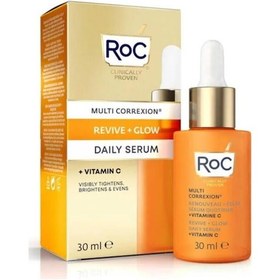 Resim Roc Multi Correxion Revive Glow Aydınlatıcı Günlük Yüz Serumu 30 ML 