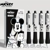Resim Disney Mickey Bulut Tutuş Jel Kalem Siyah Fırça Uçlu Yumuşak Jel 0.5mm Hızlı Kuruyan Kalem 