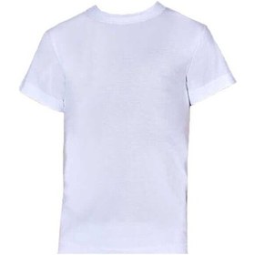 Resim 6 Adet Berrak Erkek Çocuk Sıfır Yaka Fanila Atlet Beyaz 1503 