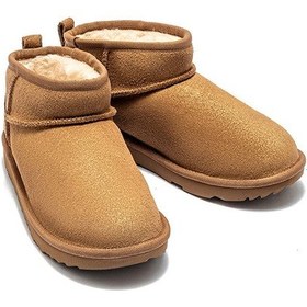 Resim Bot Kız Çocuk 1171291k Ugg Kids Classıc Ultra Mını Dazzle Chestnut Taba 31-35 Taba 
