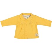 Resim Yakalı Hırka Kız Bebek Sarı Sarı 