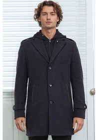 Resim Plt9401 Dewberry Erkek Palto-diagonal Lacivert Diagonal Lacivert 