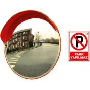 Resim Lorex LR-A25 Akrilik 60 cm Trafik Güvenlik Aynası Pvc Levhalı 