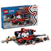 Resim LEGO City Ferrari Arabalı F1 Pit Stop ve Pit Ekibi 60443 