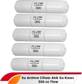 Resim Lotto Filters 5'li Su Arıtma Cihazı Atık Su Kısıcı 300 cc Flow Jako Bağlantılı 