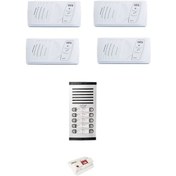 Resim Nts Diafon Sesli Dört Daire Için Villa Kit Set Komple 