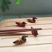 Resim 4 Adet Reçine Mandarina Ördeği Çubukluk - Yaratıcı Masaüstü Süslemeleri 