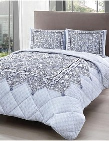 Resim Taç Yorgan Seti Marcela Mavi Tek Kişilik 