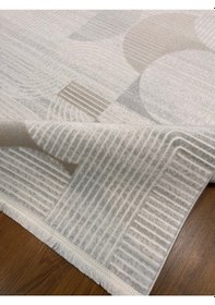 Resim İskandinav Tarzı Natural Renkli Makina Halısı 160x230 Natural 