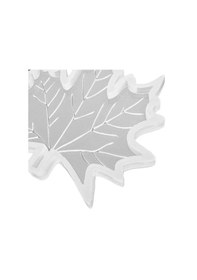 Resim Tahtakale Toptancı Epoksi Damar Detaylı Çınar Yaprağı Bardak Altlığı Kalıbı 13 Cm 