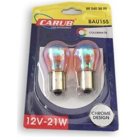 Resim Carub Dıadem Py21W Turuncu Oto Sinyal Ampulü 