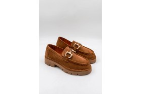 Resim Venüs Kadın Hakiki Deri Loafer Ayakkabı 25390510K - Taba - 36 