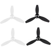 Resim Lasonstiges 4 Pervaneler Sahne Yedek Parçalar Bıçaklar Parrot Bebop 2 Drone Siyah Beyaz 