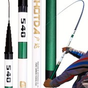Resim Evrensel Karbon Fiber Teleskopik Olta Kamışı - Hafif ve Dayanıklı Orta Hızlı Spin Kamış, 3.6m/4.5m/5.4m/6.3m/7.2m Uzunluklarda, Alabalık, Turna, Somon için İdeal 
