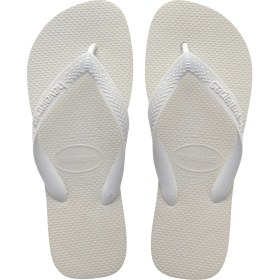 Resim Havaianas Kız Çocuk Plaj Terliği Beyaz Düz Topuklu Konforlu Kullanım Alanı İçin Tasarlandı 