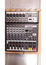 Resim Biema Mx-08T 6 Kanal Profesyonel Efektli Deck Mixer 