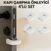 Resim Anı Ofis Kırtasiye Kapı Çarpma Önleyici 4’lü Set – Bebek Güvenlik Köpük Kapı Stoperi, Parmak Koruyucu, Kapı Koruma 