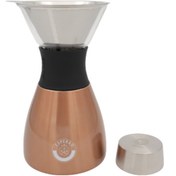 Resim Esperro Paslanmaz Çelik Kahve Demleme Seti, Metalik Renkli Pour Over - Po300 