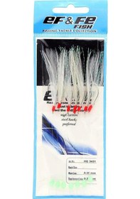 Resim Effe Palamut 7 İğneli Beyaz Simli Çapari 4 