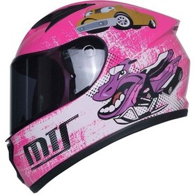 Resim Mts Pro Helmets M-201 Çocuk Kaskı Pembe 