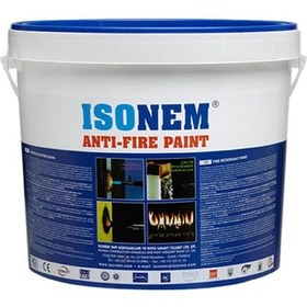 Resim İsonem Antifire Paint Plus 120 Dk Yangına Dayanıklı Boya 10 Kg Beyaz 