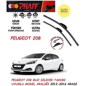 Resim Peugeot 208 Ön Silecek Takımı 2012 Model Araca Özel Aparat 
