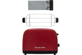 Resim Russell Hobbs 26554-56/RH Colours Plus 2 Dilim Ekmek Kızartma Makinesi - Kırmızı 