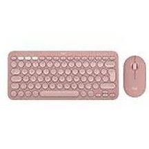 Resim 920-012247 Pebble 2 Combo Pembe Kablosuz Klavye Mouse Seti 