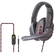 Resim Geeroyoo Ovleng P3 Oyun Kulaklığı 3.5mm Mikrofonlu, Gürültü Engelleme, 40mm Sürücü, Ayarlanabilir, Uzun Kullanım Konforu - Kırmızı+siyah 10" 