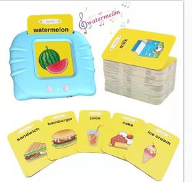 Resim Children's Enlightening Early Education Smart Pure English Card - Spanish Bilingual pink / 1PC 