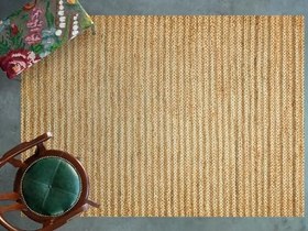 Resim Bej Örme Modern Geometrik Etnik Eskitme Desenli Boho Makinada Yıkanabilir Hafif Hav Toz Vermez Leke Tutmaz Kaymaz Taban Dijital Makine Baskı Halı Oturma Odası Salon Yolluk Koridor Mutfak Halısı 