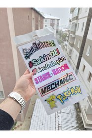 Resim İB GLOBAL ARABA ARKA CAM YAZILARI HOLOGRAMLI YENİ MODEL 