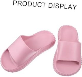 Resim VALICLUD 1çift Erkek Kız Için Kaymaz Banyo Terlikleri Hafif Tasarım Hızlı Kuruma Kaymaz Altlık Ev Ve Dış Mekan Kullanımı Için Terlikler 