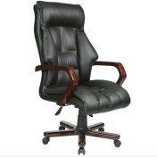 Resim Ofisel Tomara-El Yönetici Koltuğu Makam Koltuğu Siyah 