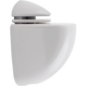 Resim 2 Adet Pelikan Plastik Cam Raf Tutucu Etejer Beyaz Kırılmaz 