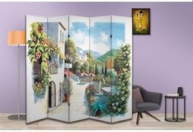 Resim Şehir Temalı Özel Tasarım Paravan Room Divider PRV1099, 180 x 180 