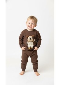 Resim Oyuncak Köpek Aksesuarlı İkili Takım Kahverengi 