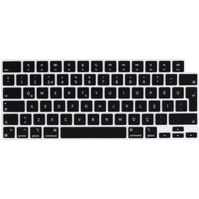 Resim Apple Macbook 13.6' Air 2022 M2 A2681 Zore Klavye Koruyucu Silikon Ped 