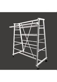 Resim Mika Standı 8 Borulu Demonte-tekerli 