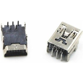 Resim Mini Usb Type B Dişi 5 Pin Dip Pcb Soket 
